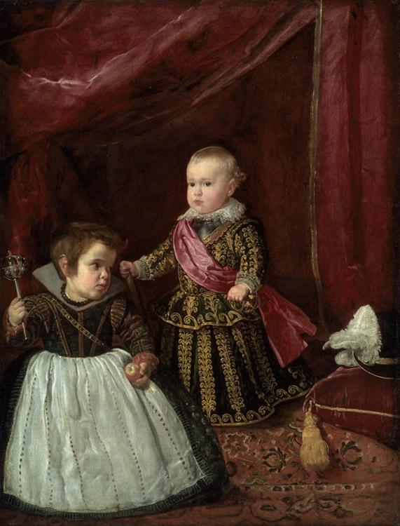 Diego Velazquez Prince Baltasar Carlos with a Dwarf (df01) China oil painting art